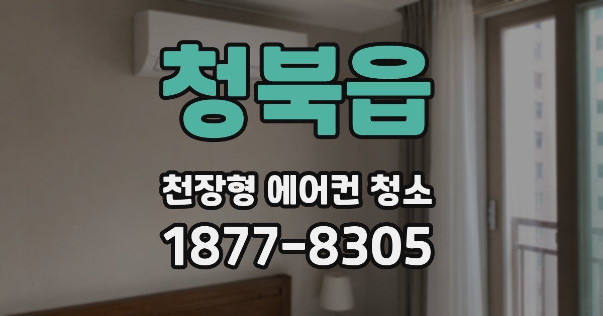 청북읍 천장형 에어컨 청소
