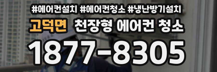 고덕면 천장형 에어컨 청소