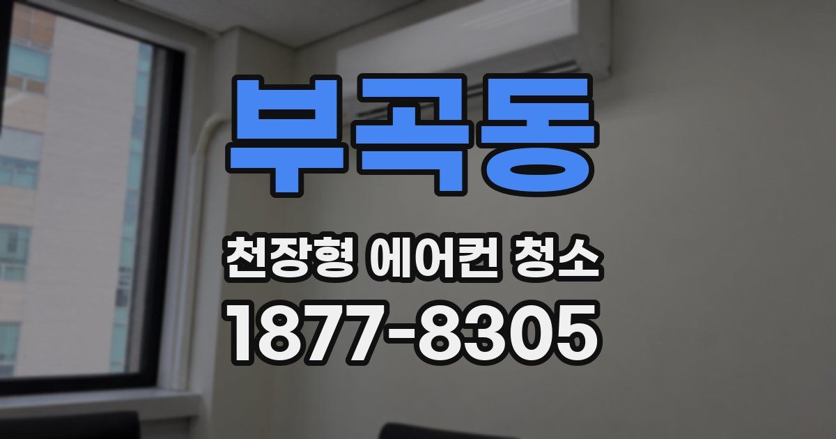 부곡동 천장형 에어컨 청소