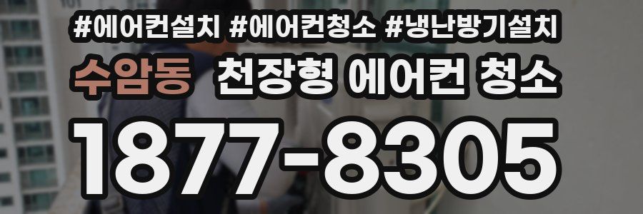 수암동 천장형 에어컨 청소