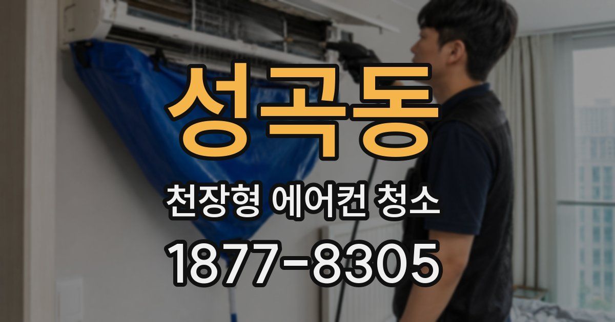 성곡동 천장형 에어컨 청소