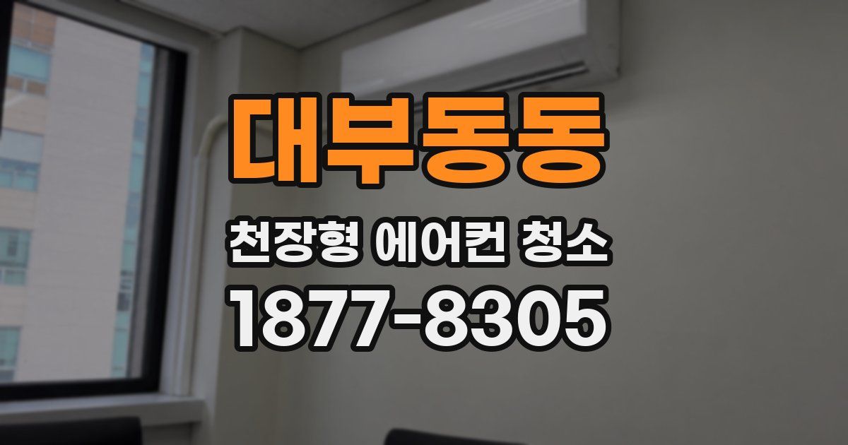 대부동동 천장형 에어컨 청소
