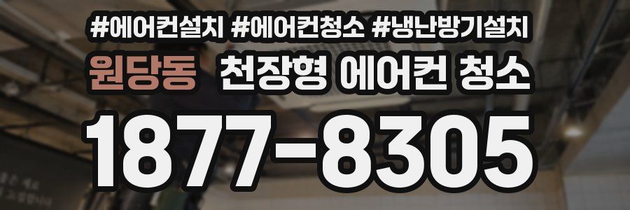 원당동 천장형 에어컨 청소