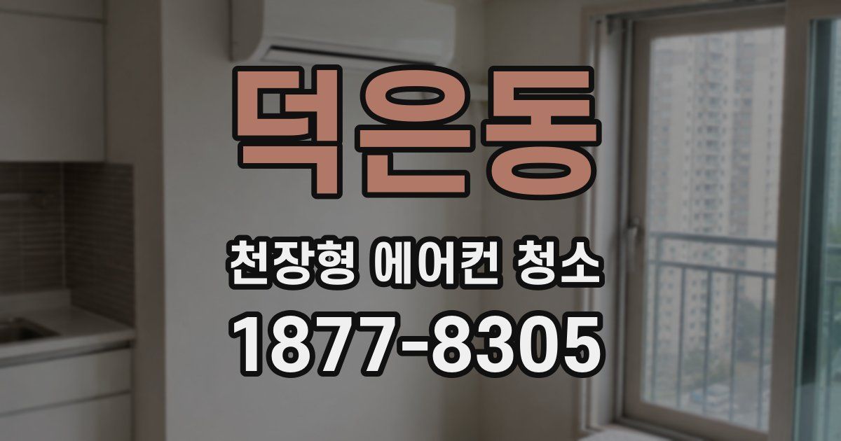 덕은동 천장형 에어컨 청소
