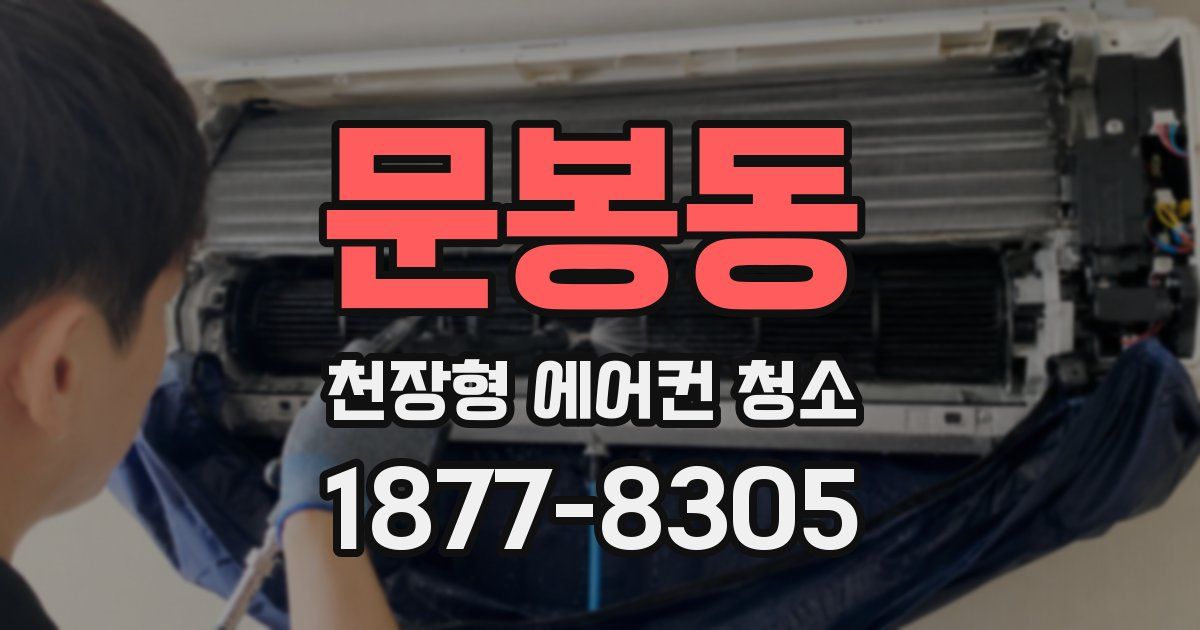 문봉동 천장형 에어컨 청소