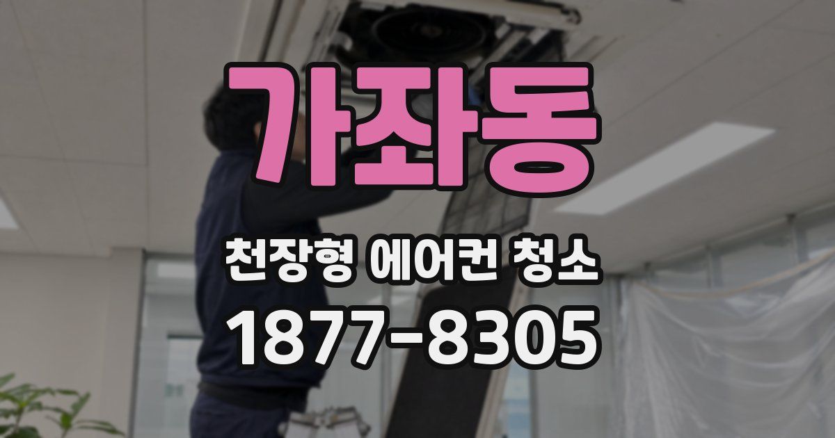 가좌동 천장형 에어컨 청소