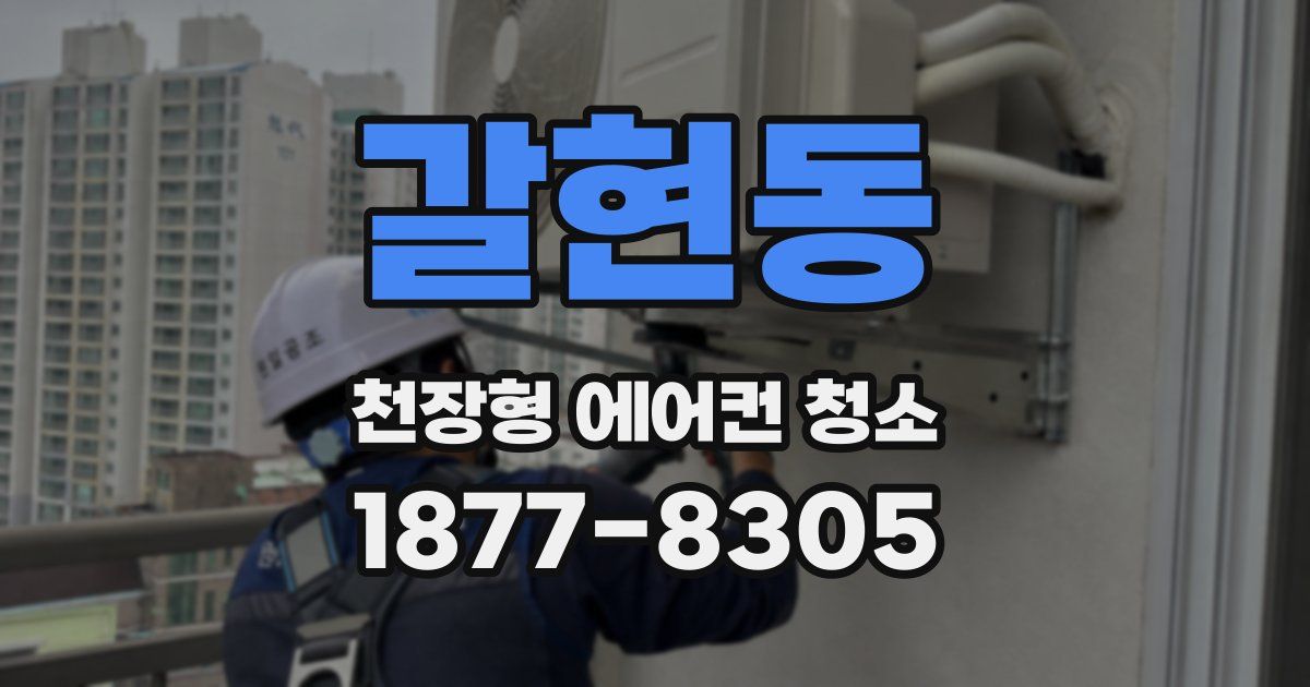 갈현동 천장형 에어컨 청소
