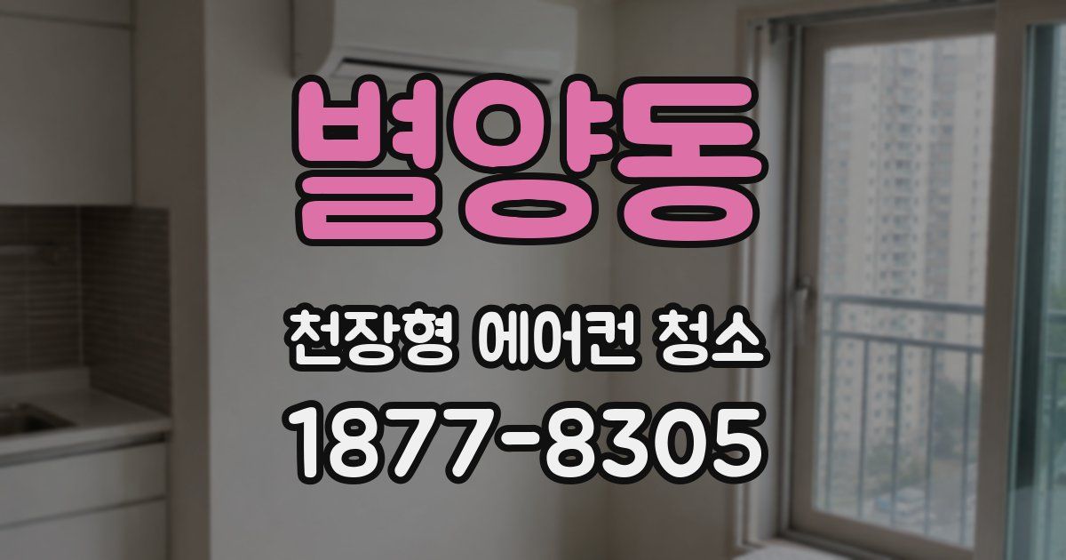 별양동 천장형 에어컨 청소