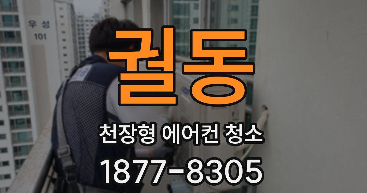 궐동 천장형 에어컨 청소