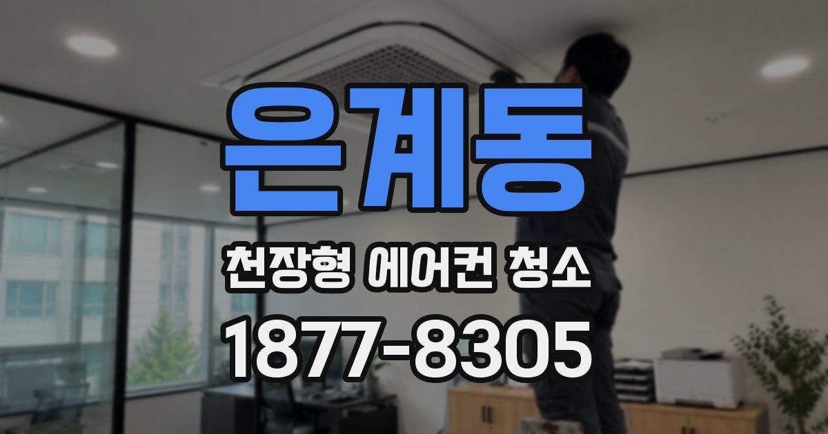 은계동 천장형 에어컨 청소