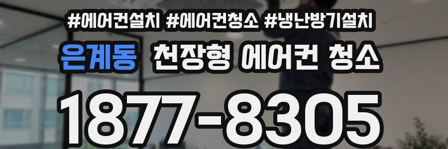 은계동 천장형 에어컨 청소