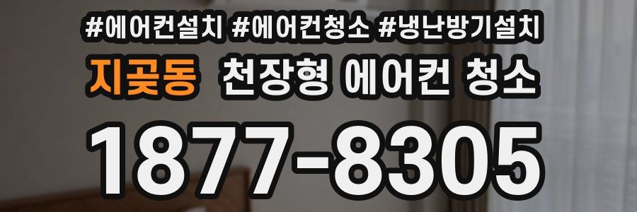지곶동 천장형 에어컨 청소