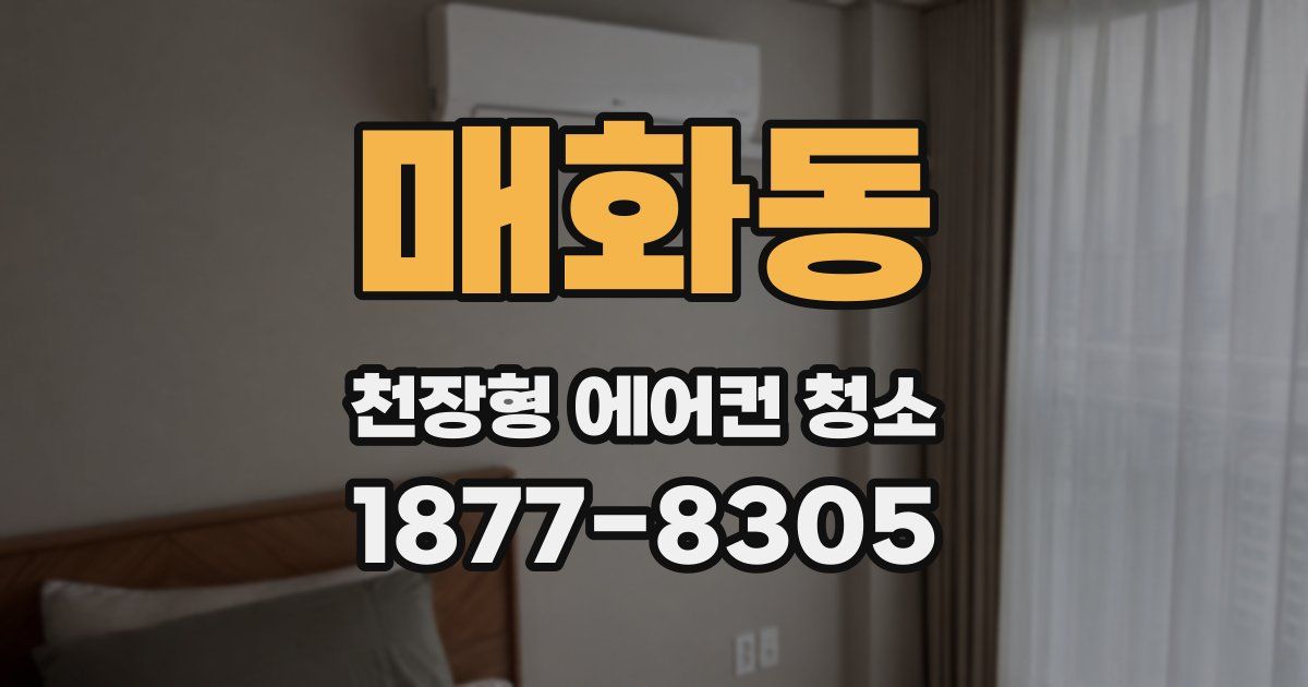 매화동 천장형 에어컨 청소