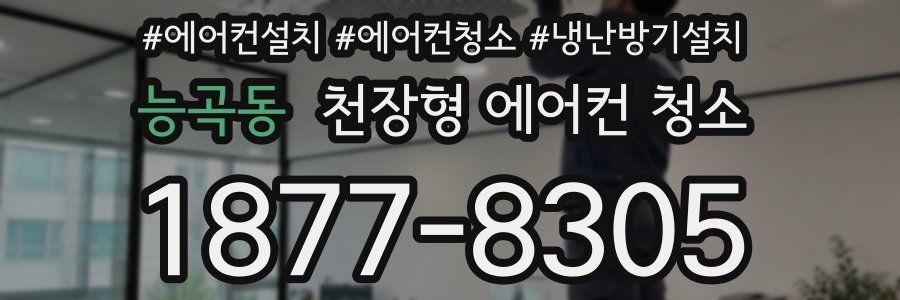 능곡동 천장형 에어컨 청소
