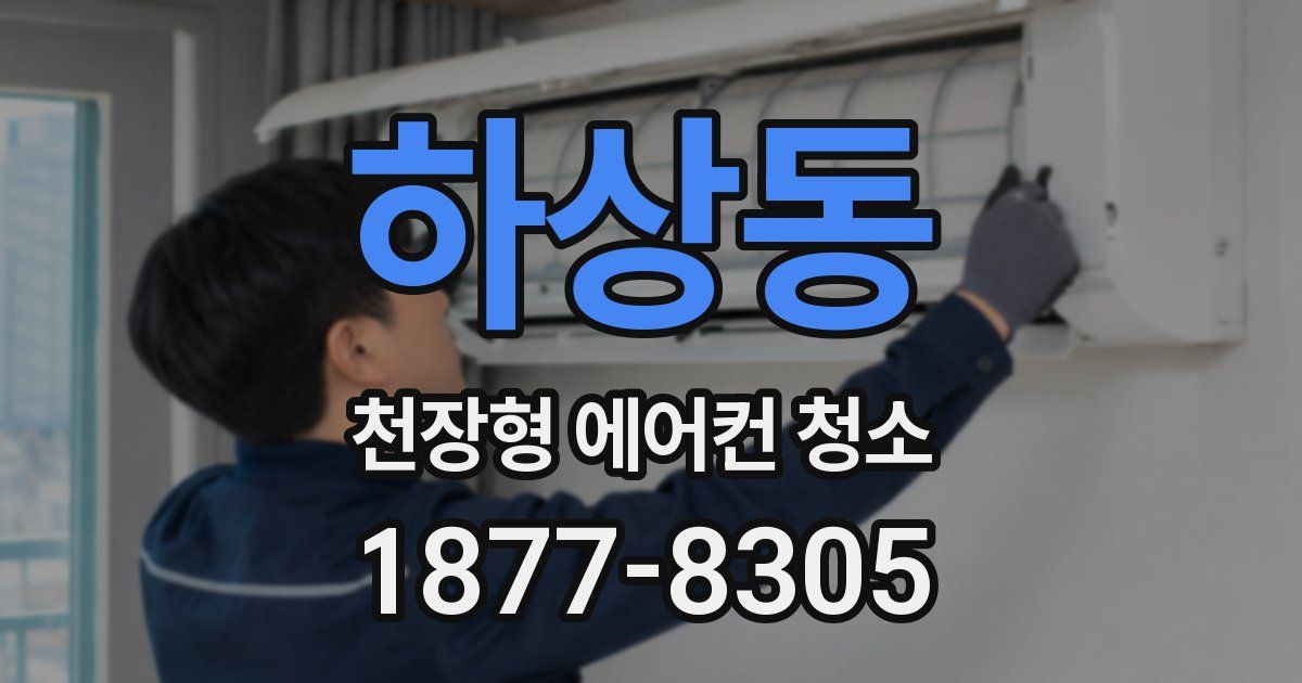 하상동 천장형 에어컨 청소