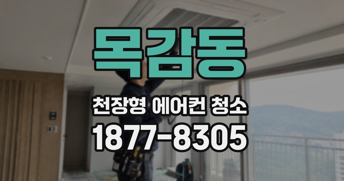 목감동 천장형 에어컨 청소