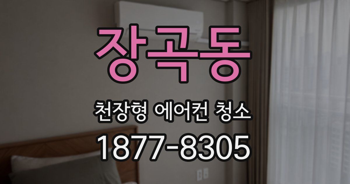 장곡동 천장형 에어컨 청소