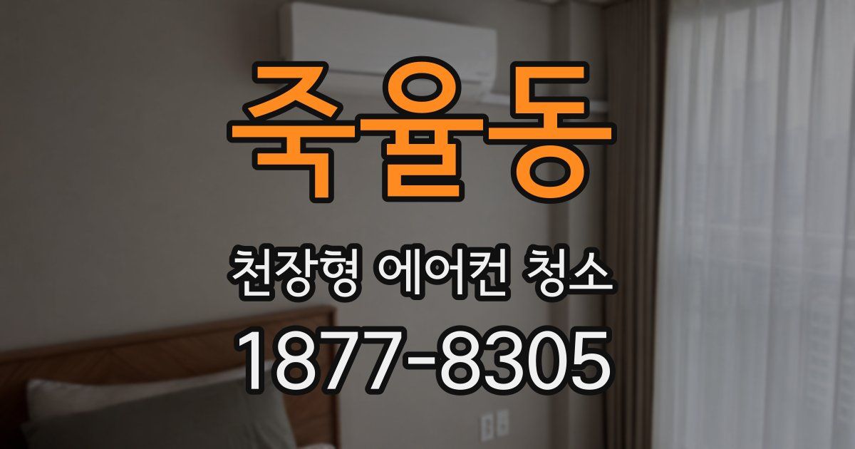 죽율동 천장형 에어컨 청소