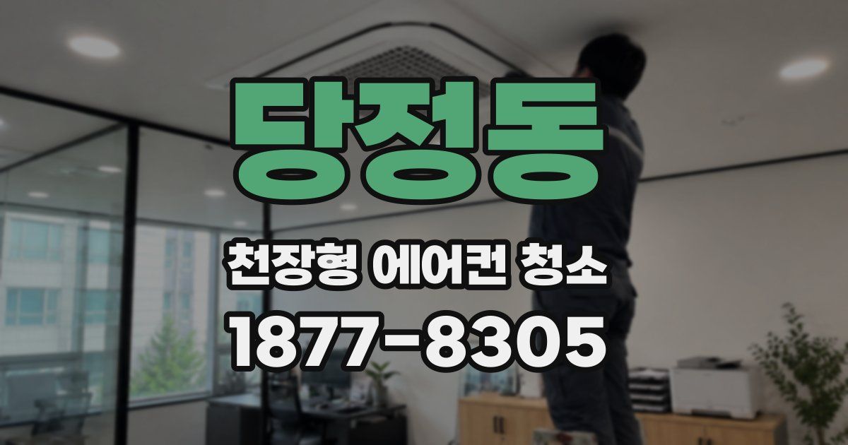 당정동 천장형 에어컨 청소