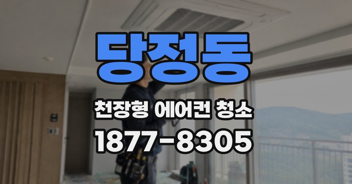 당정동 천장형 에어컨 청소