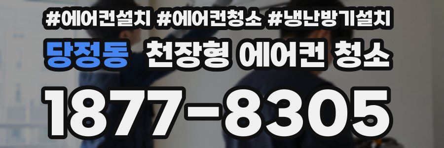 당정동 천장형 에어컨 청소