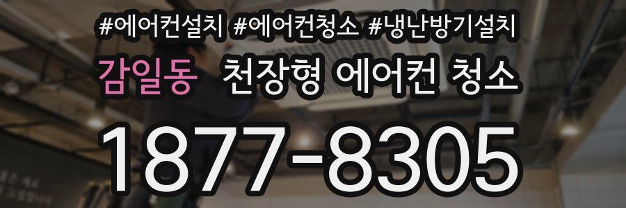 감일동 천장형 에어컨 청소