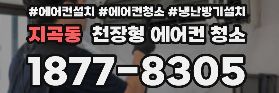 지곡동 천장형 에어컨 청소