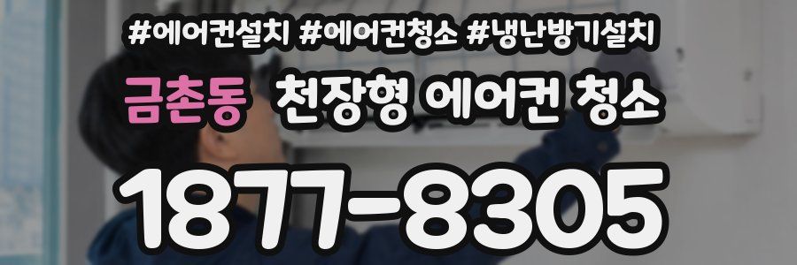 금촌동 천장형 에어컨 청소