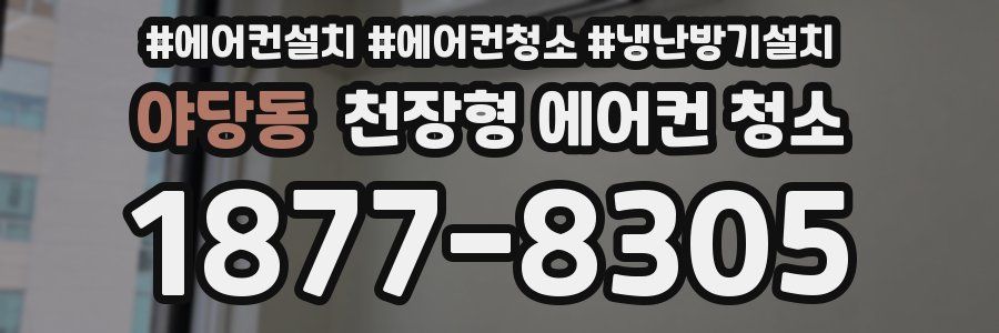 야당동 천장형 에어컨 청소