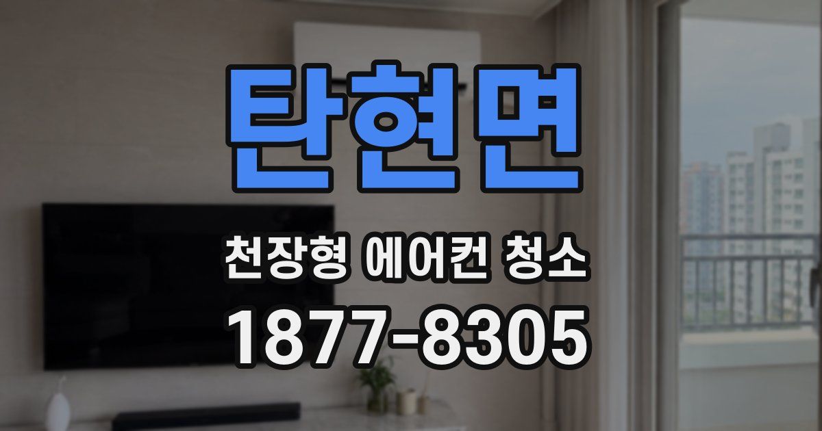 탄현면 천장형 에어컨 청소