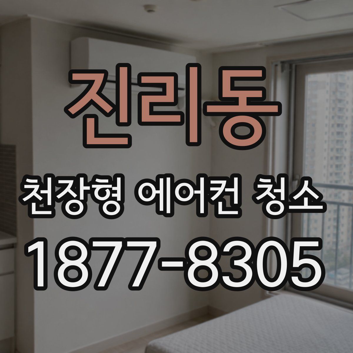 진리동 천장형 에어컨 청소