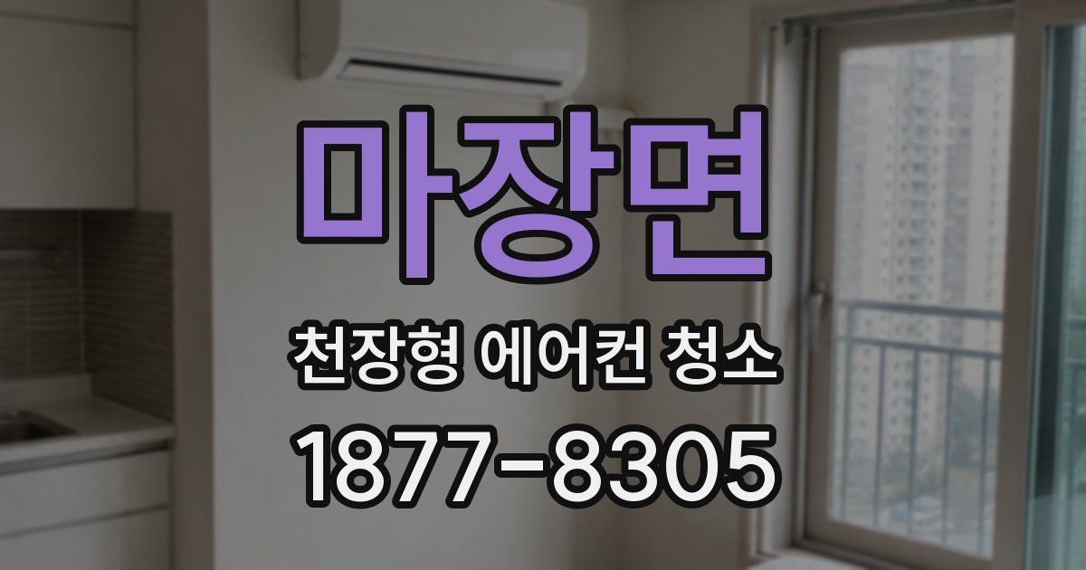 마장면 천장형 에어컨 청소