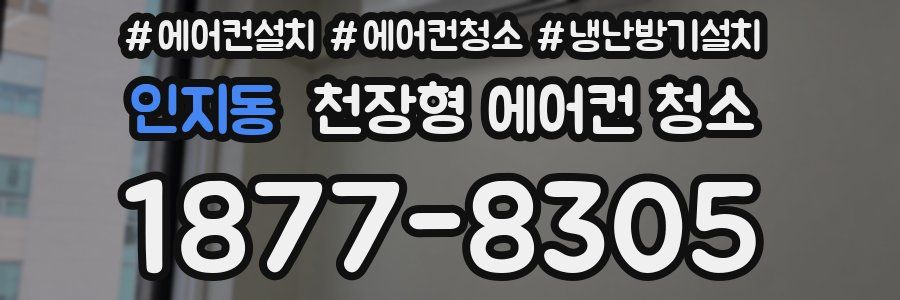 인지동 천장형 에어컨 청소