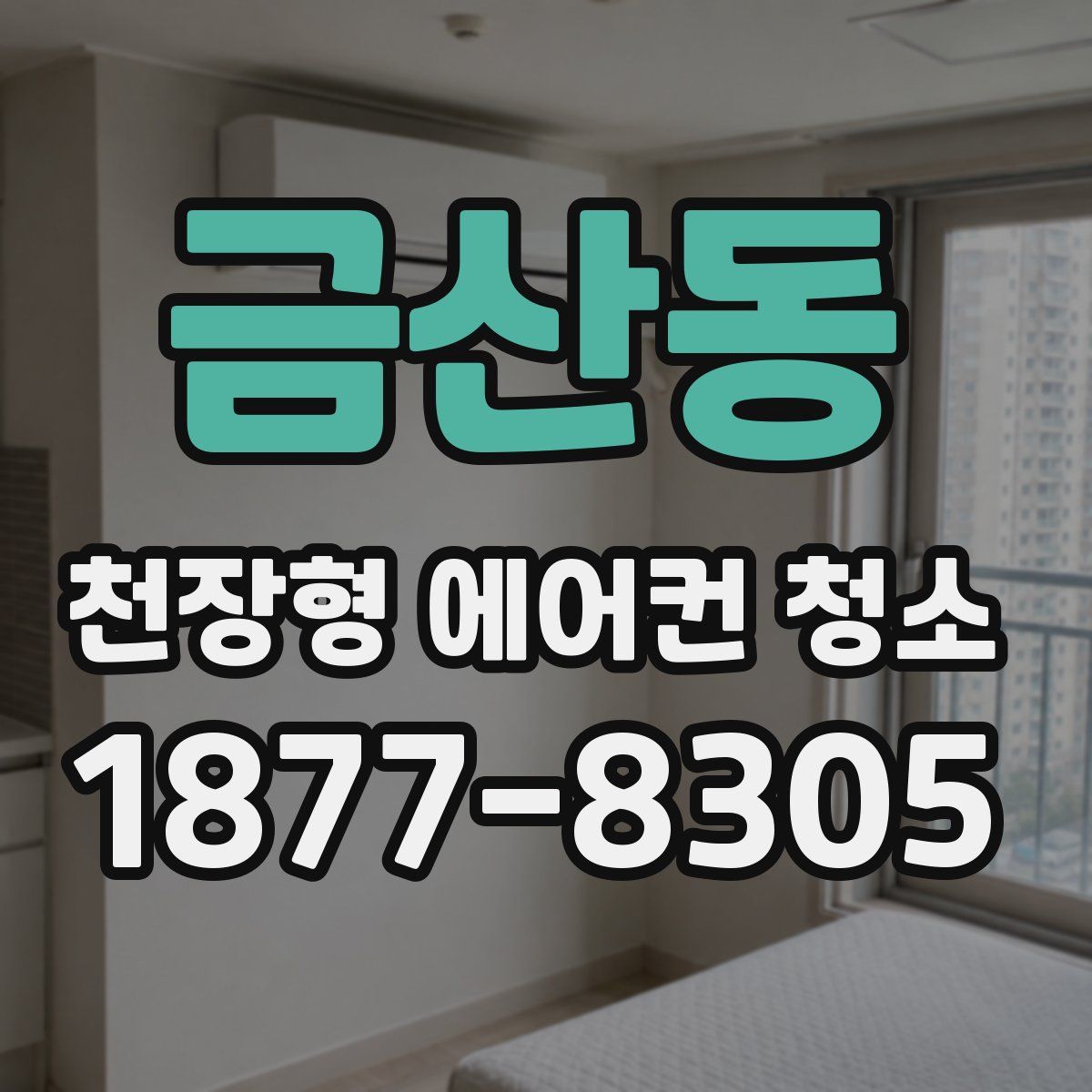 금산동 천장형 에어컨 청소