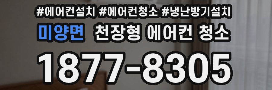 미양면 천장형 에어컨 청소