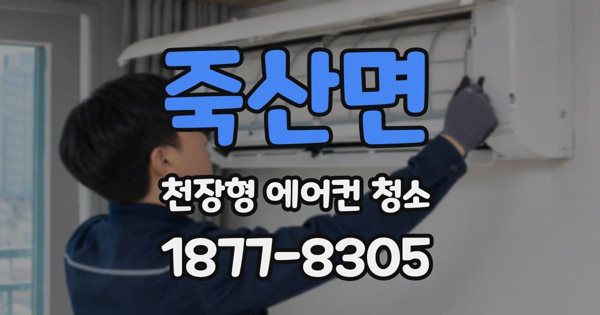 죽산면 천장형 에어컨 청소