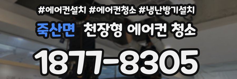 죽산면 천장형 에어컨 청소