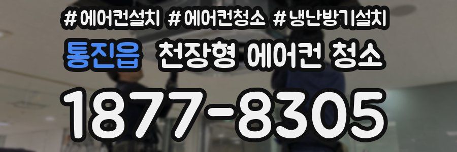 통진읍 천장형 에어컨 청소