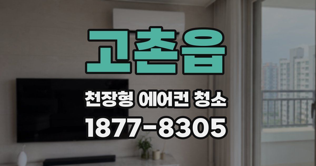 고촌읍 천장형 에어컨 청소