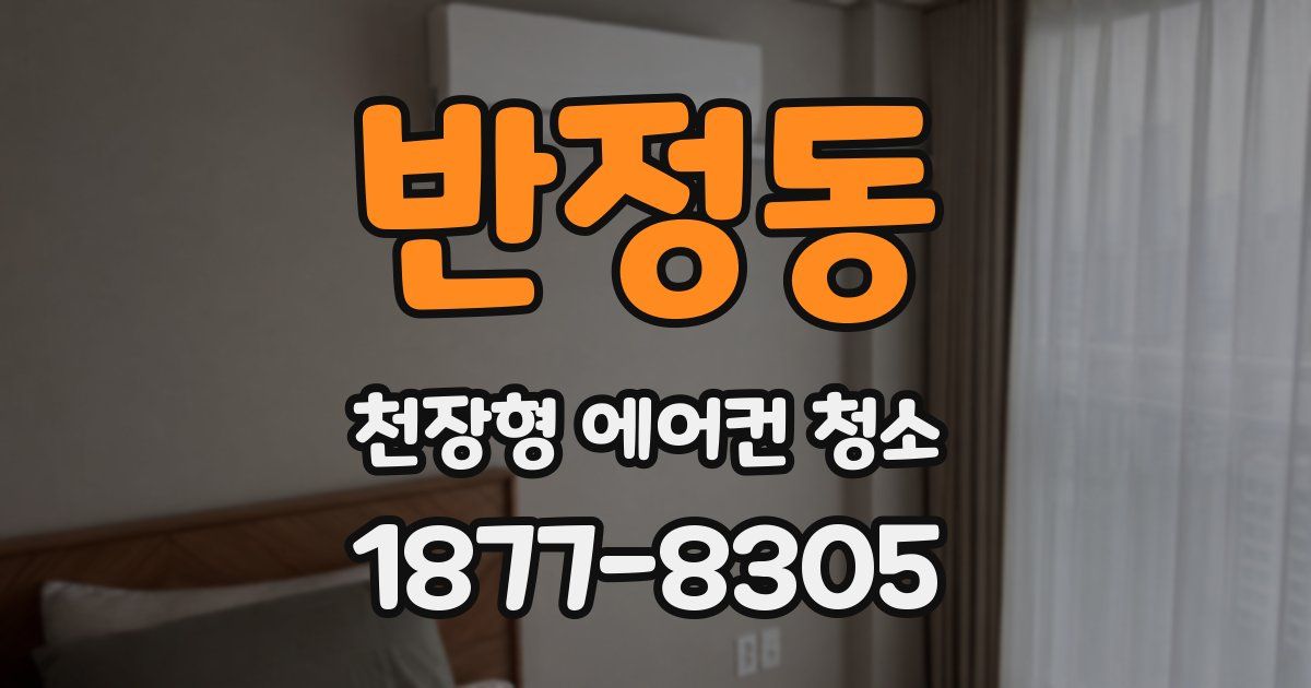 반정동 천장형 에어컨 청소