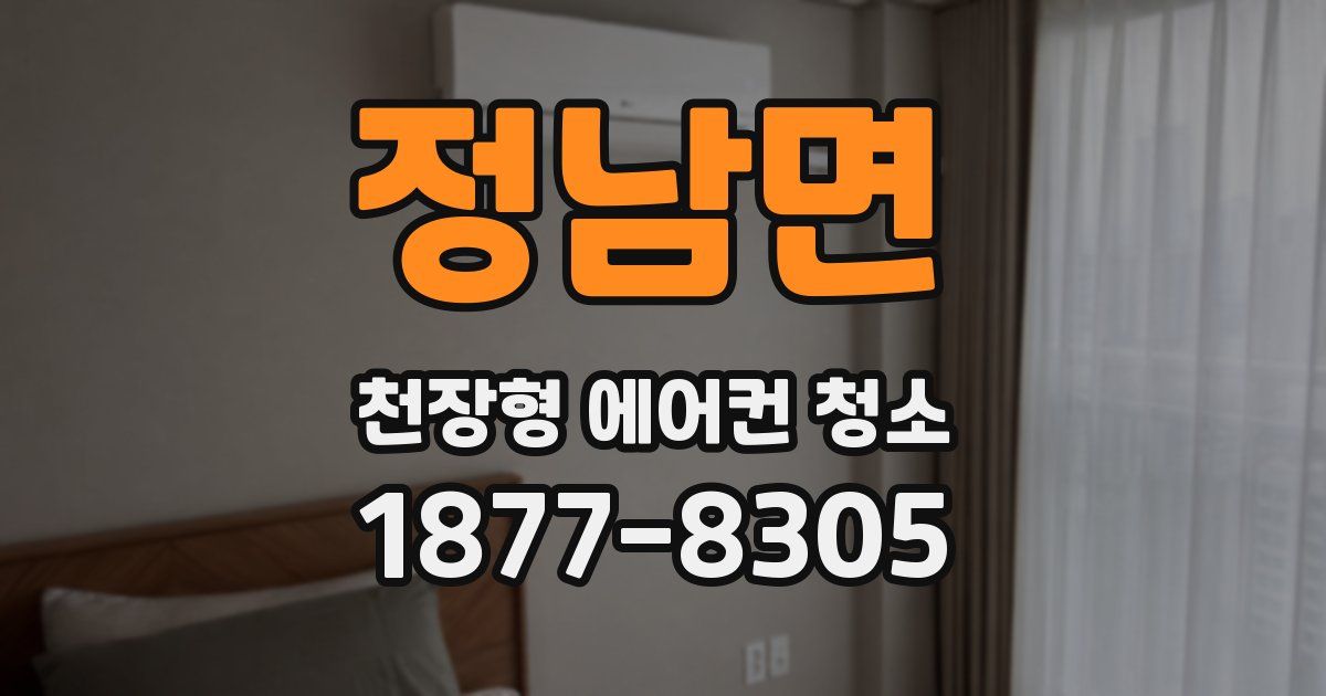 정남면 천장형 에어컨 청소