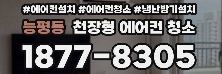 능평동 천장형 에어컨 청소