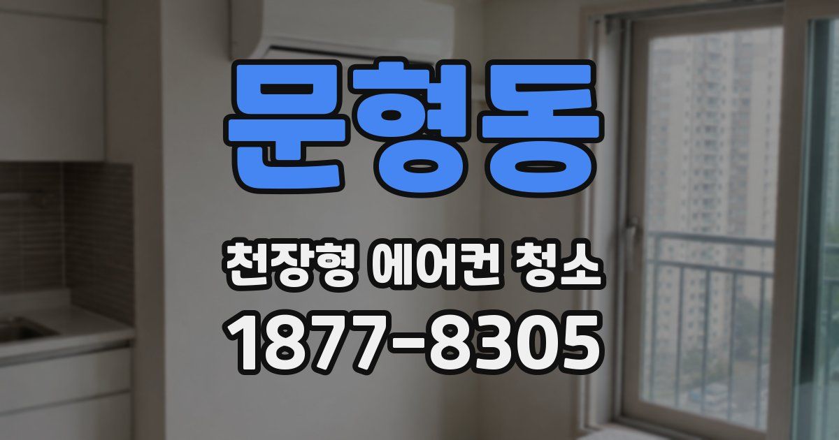 문형동 천장형 에어컨 청소