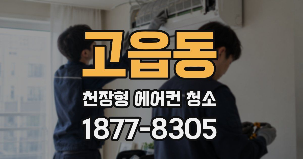 고읍동 천장형 에어컨 청소