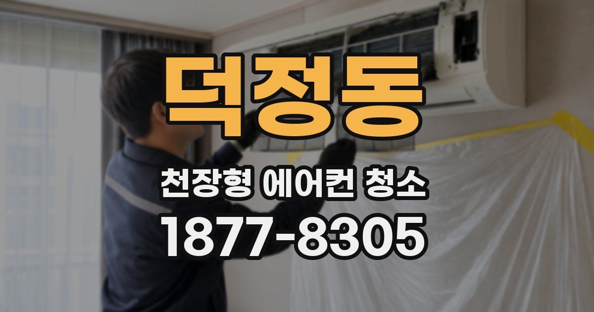 덕정동 천장형 에어컨 청소