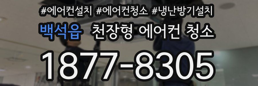 백석읍 천장형 에어컨 청소