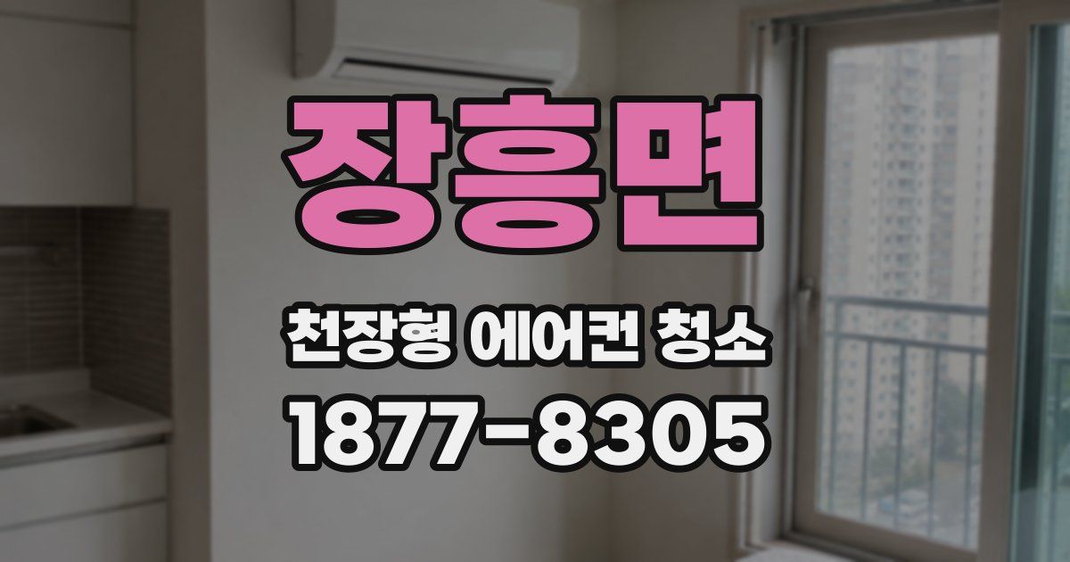 장흥면 천장형 에어컨 청소