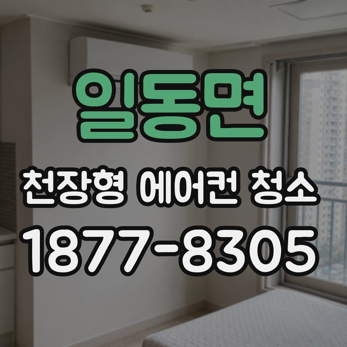 일동면 천장형 에어컨 청소