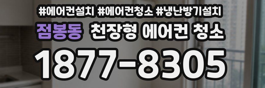 점봉동 천장형 에어컨 청소