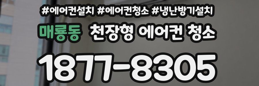 매룡동 천장형 에어컨 청소